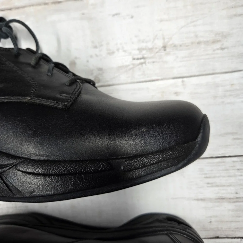 Chung Shi SDH 0902 Walking Shoes Mens 10 Black Leather Non Original Insoles
